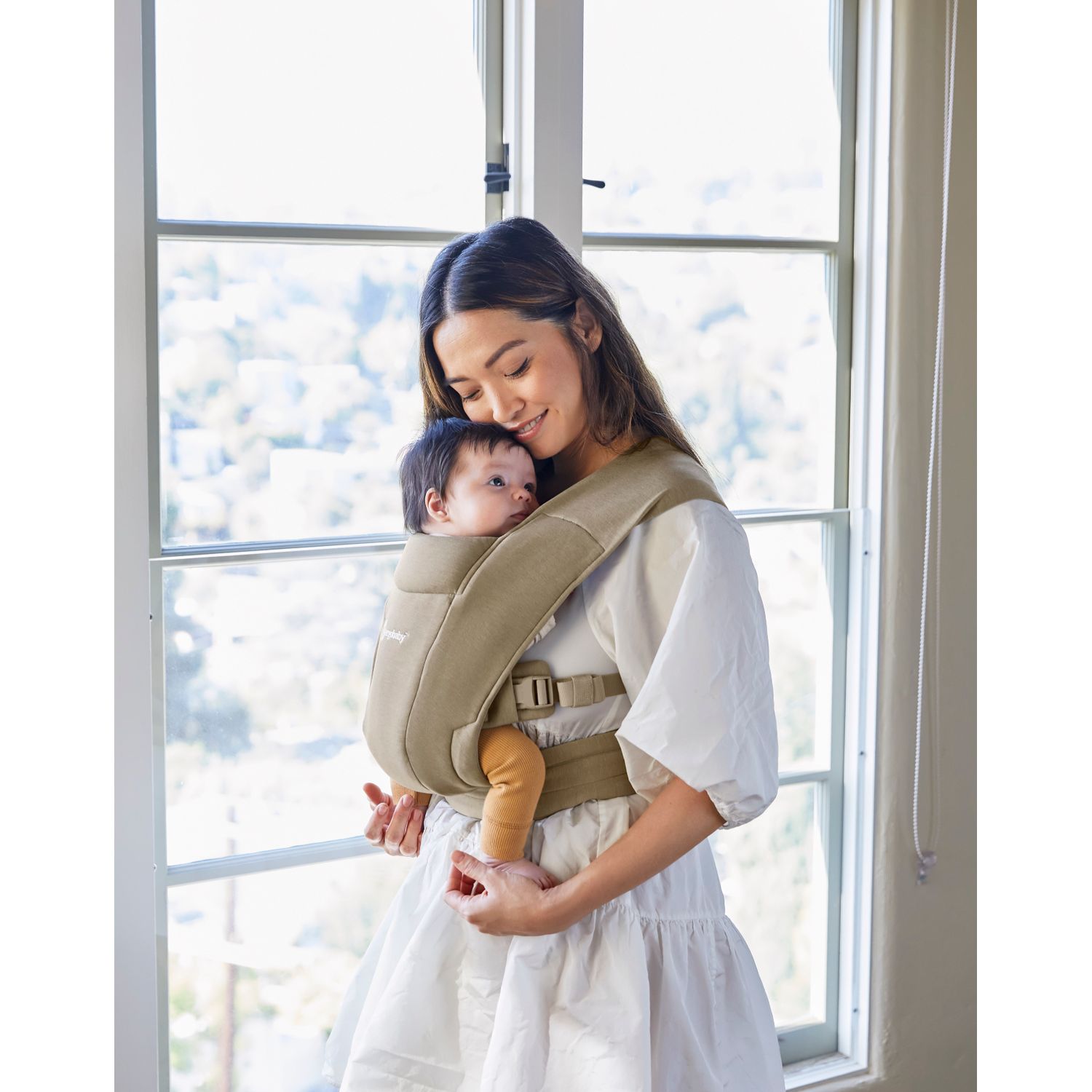 Soft Olive Ergobaby Embrace Newborn Carrier