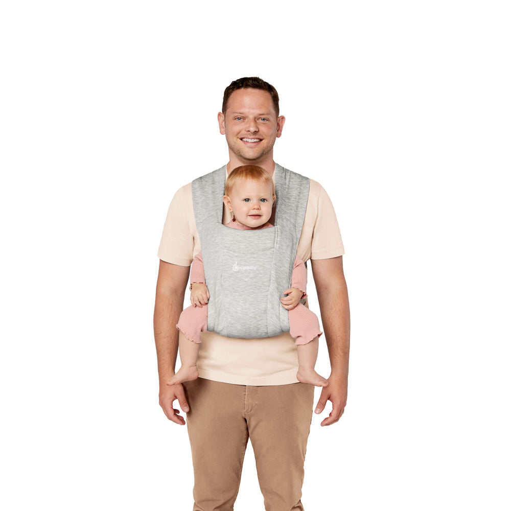 Ergobaby Embrace Newborn Baby Carrier - Soft Grey