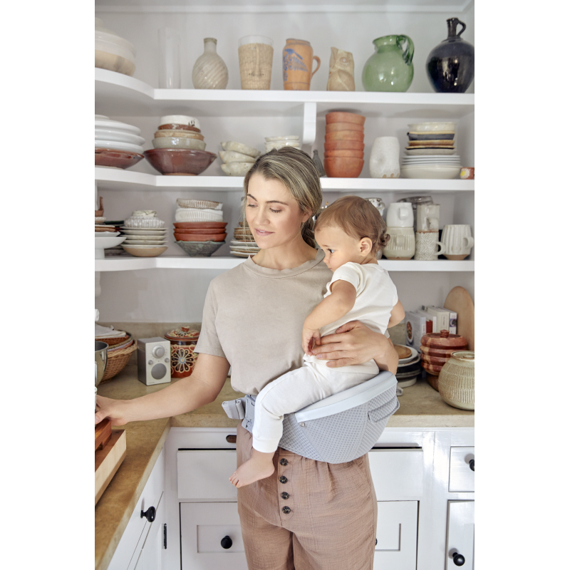 Pearl Grey Alta Hip Seat Baby Carrier