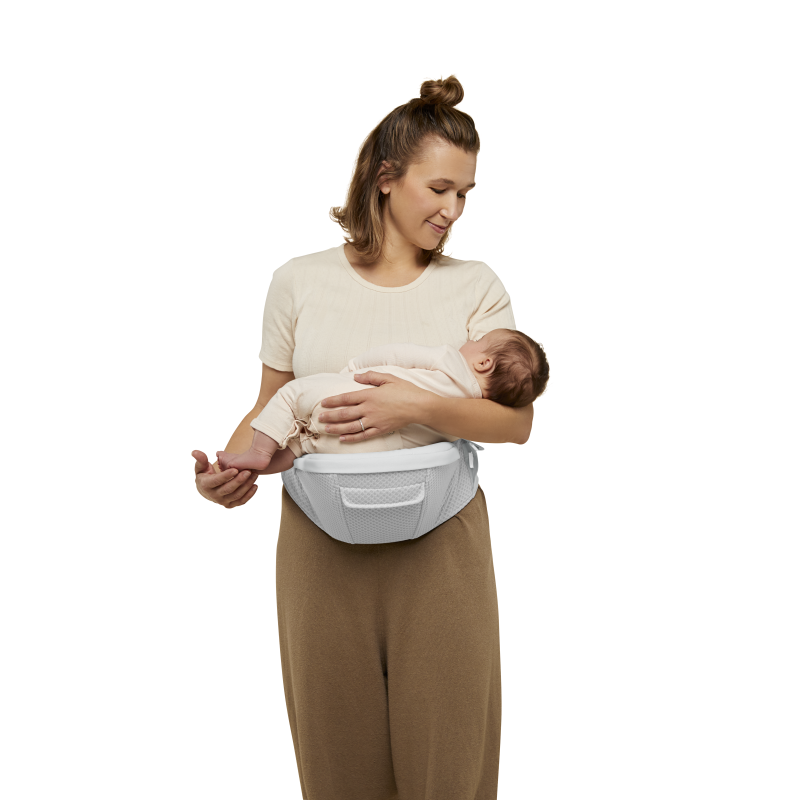 Pearl Grey Alta Hip Seat Baby Carrier