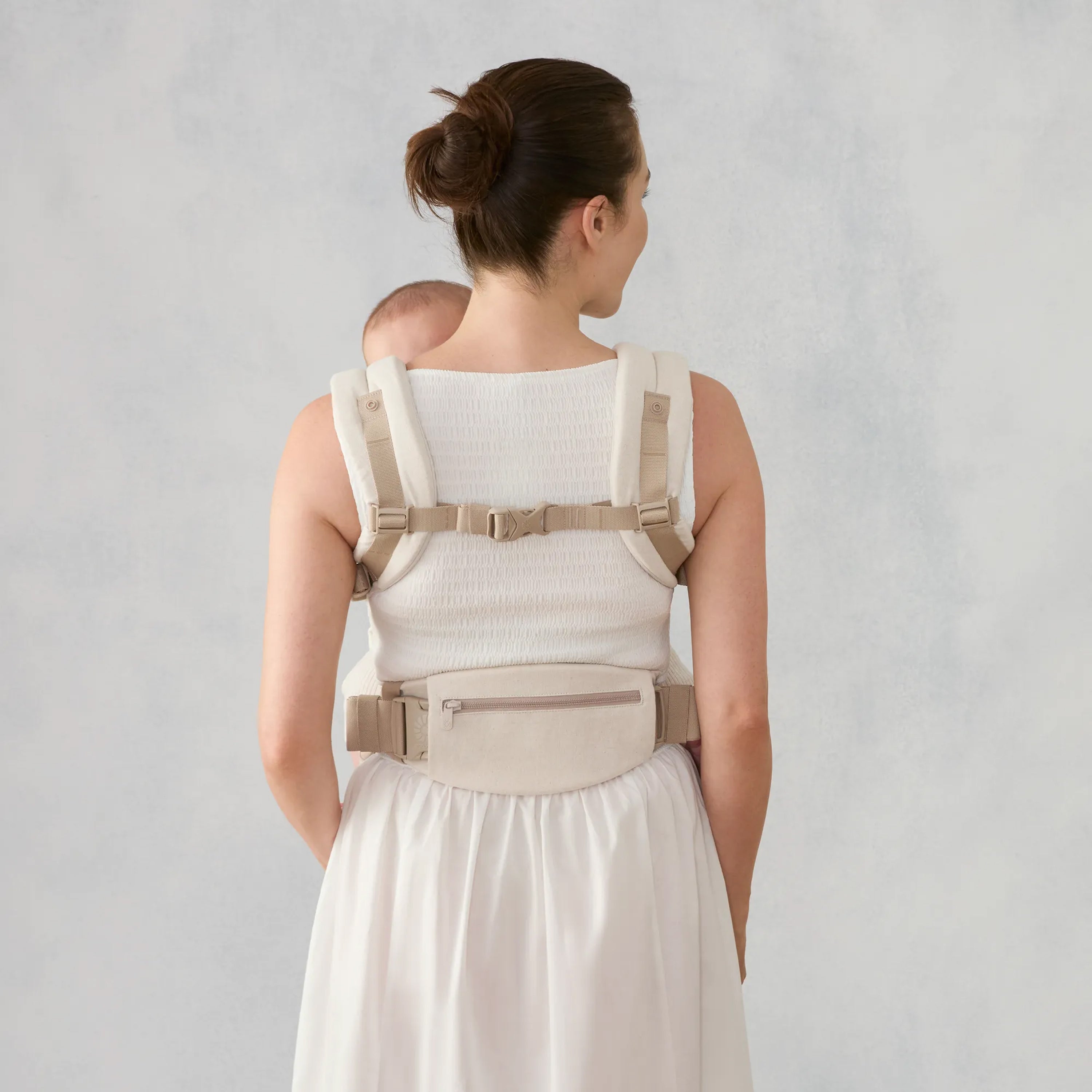 Natural Linen Ergobaby Omni Deluxe All in One Linen Baby Carrier