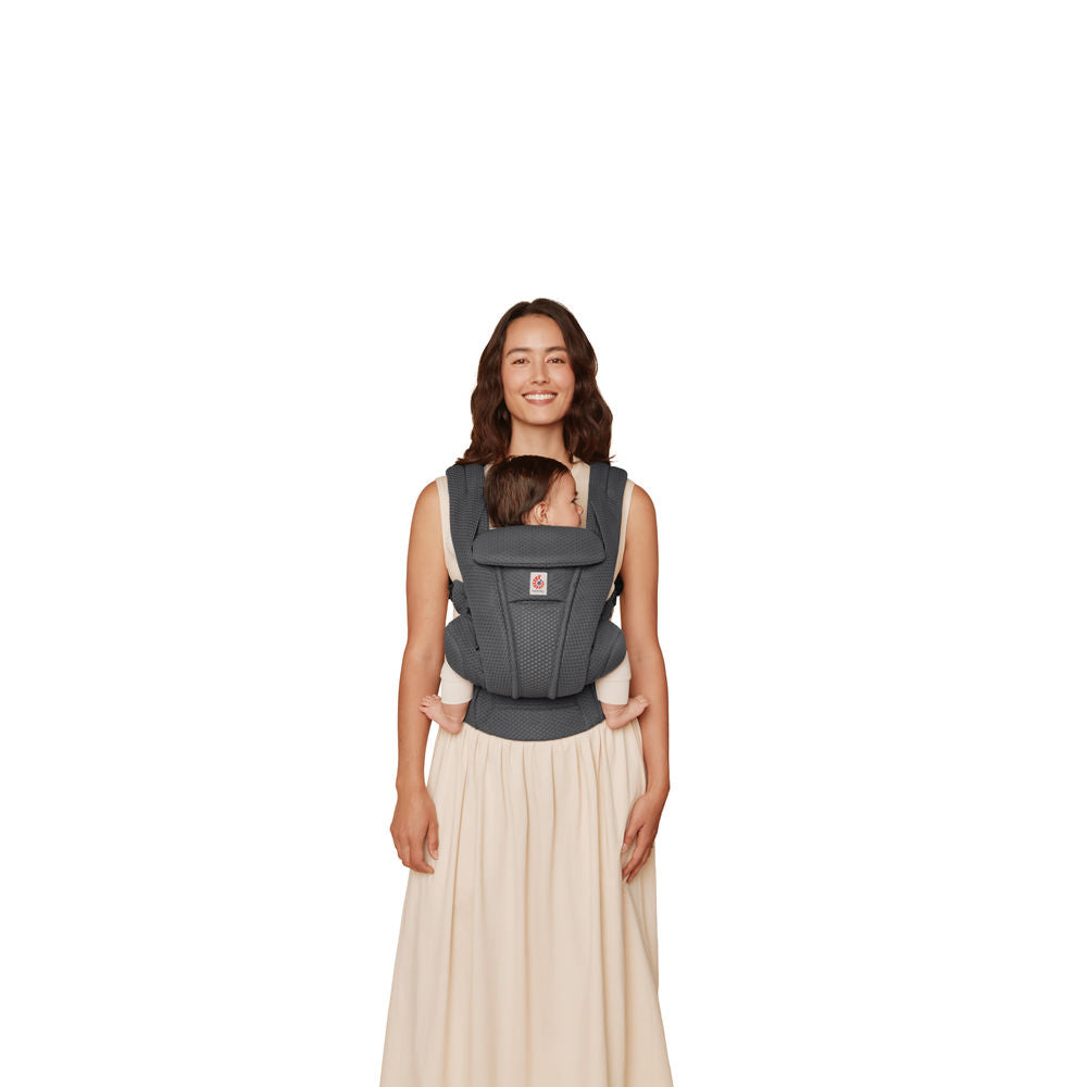 Graphite Grey Ergobaby Omni Deluxe All in One Mesh Baby Carrier