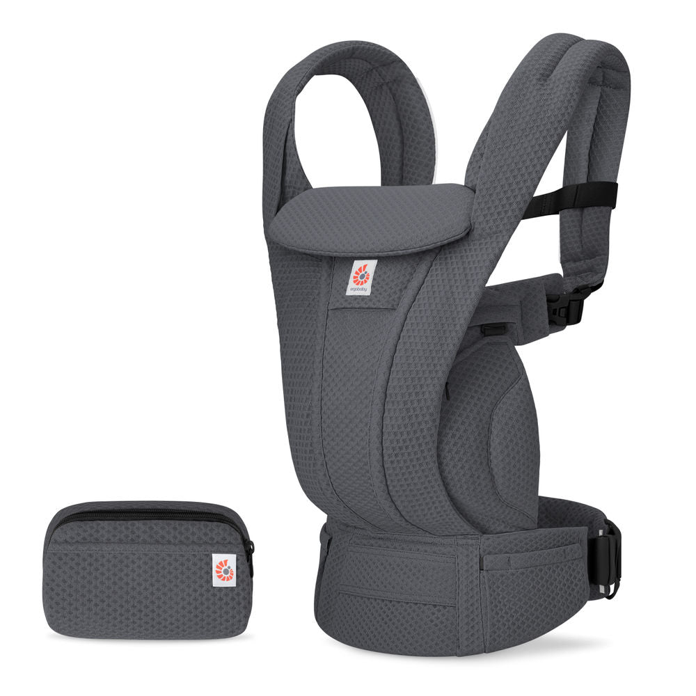 Graphite Grey Ergobaby Omni Deluxe All in One Mesh Baby Carrier