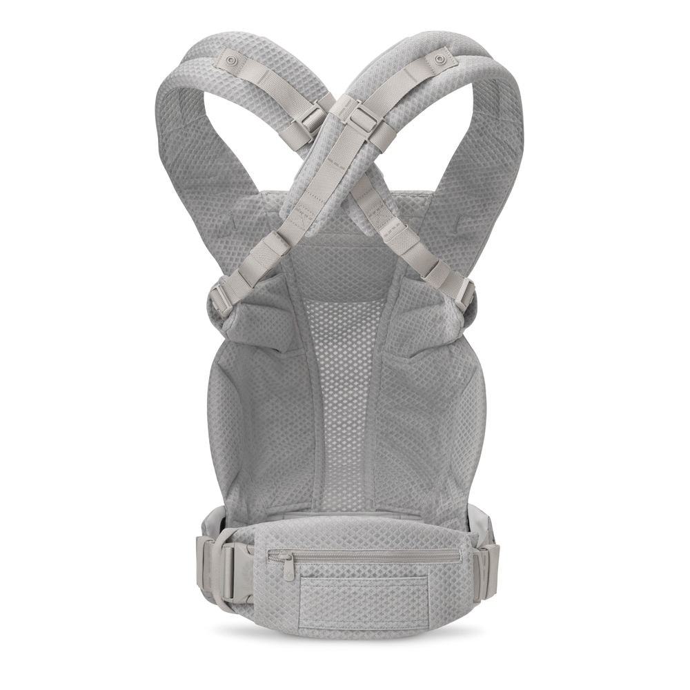 Pearl Grey Ergobaby Omni Deluxe All in One Mesh Baby Carrier