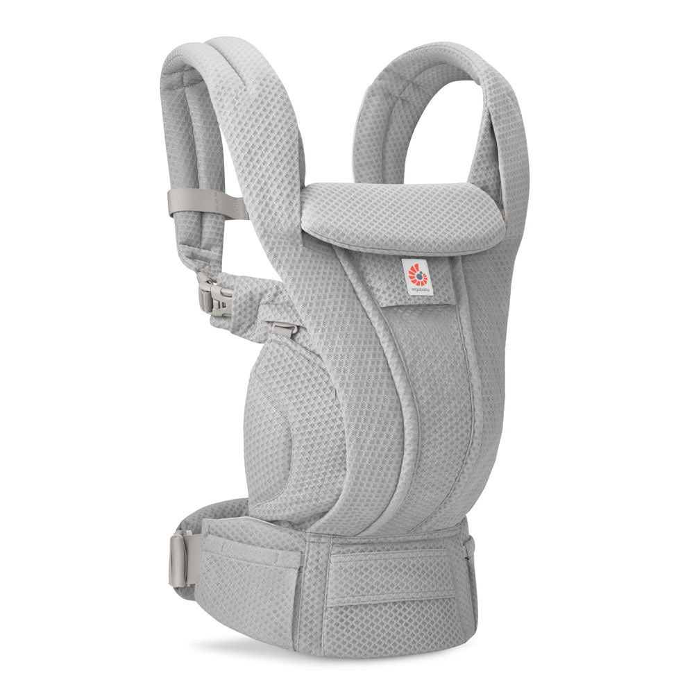 Pearl Grey Ergobaby Omni Deluxe All in One Mesh Baby Carrier