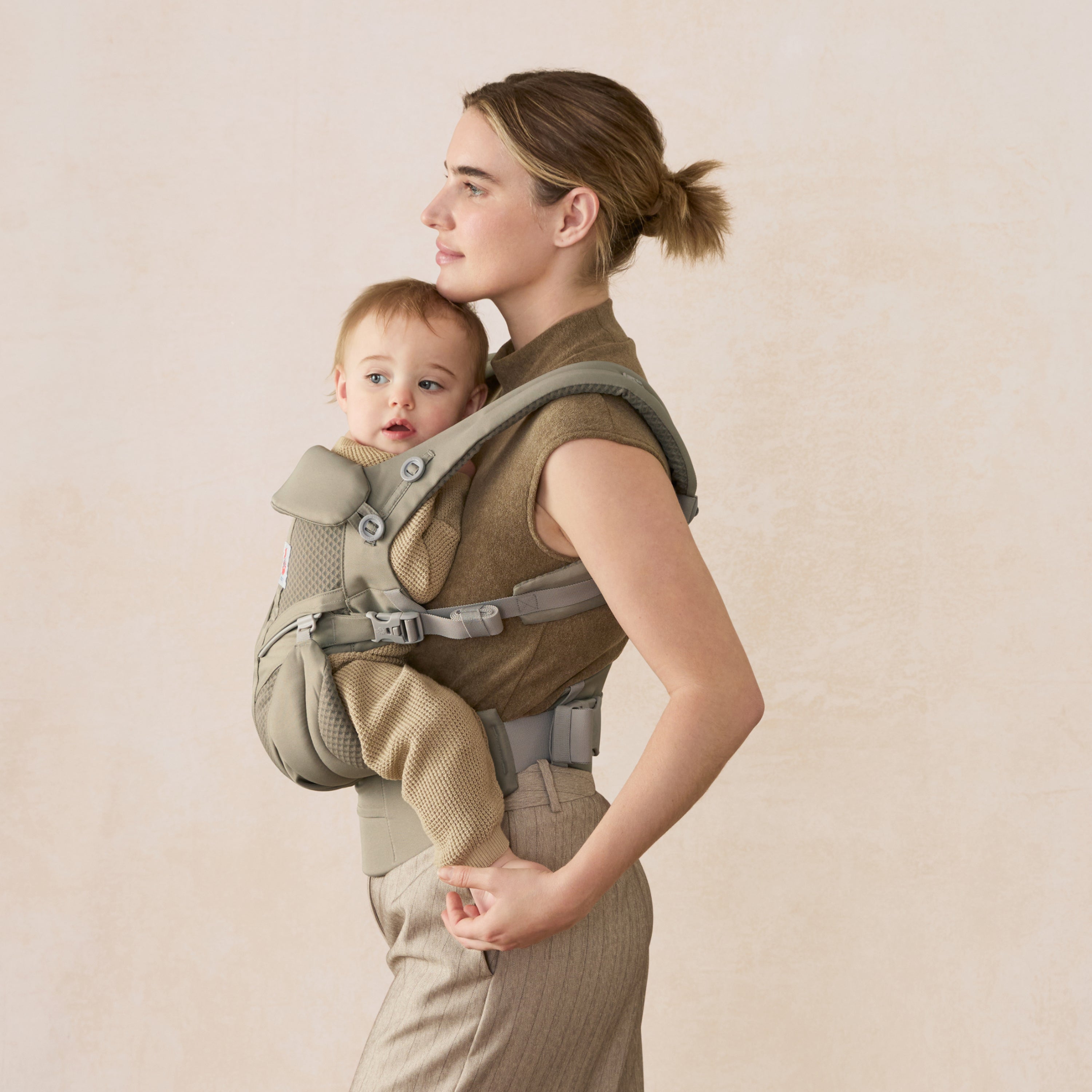 Omni Classic Mesh Baby Carrier - Soft Olive