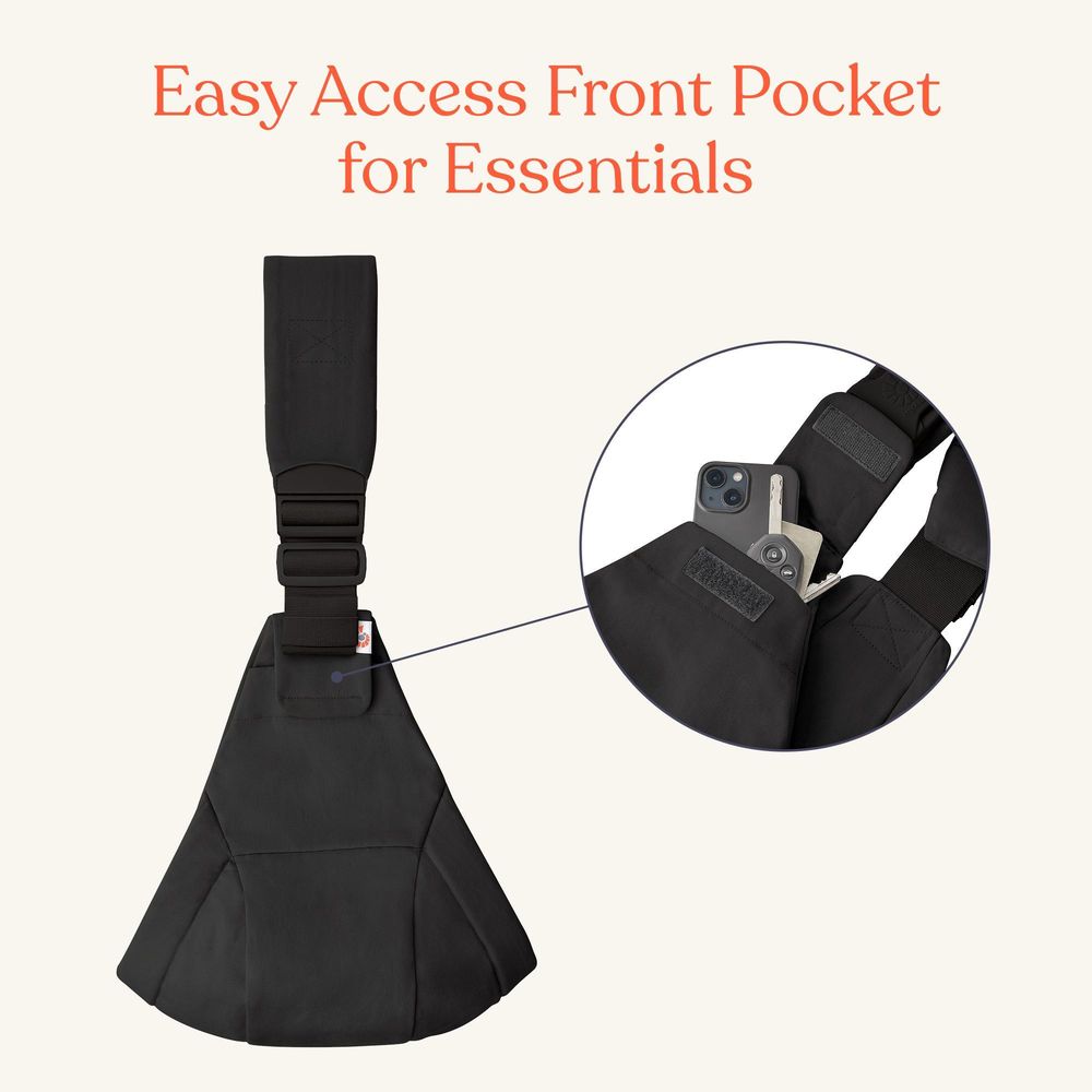 Onyx Black Upsie Sling Carrier