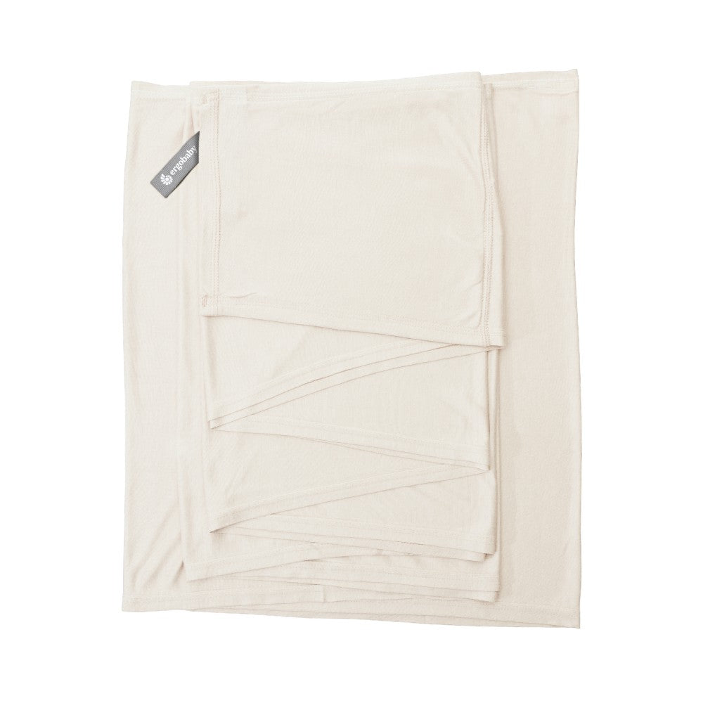 Cream Aura Sustainably Sourced Knit Baby Wrap