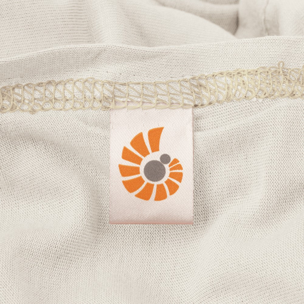 Cream Aura Sustainably Sourced Knit Baby Wrap