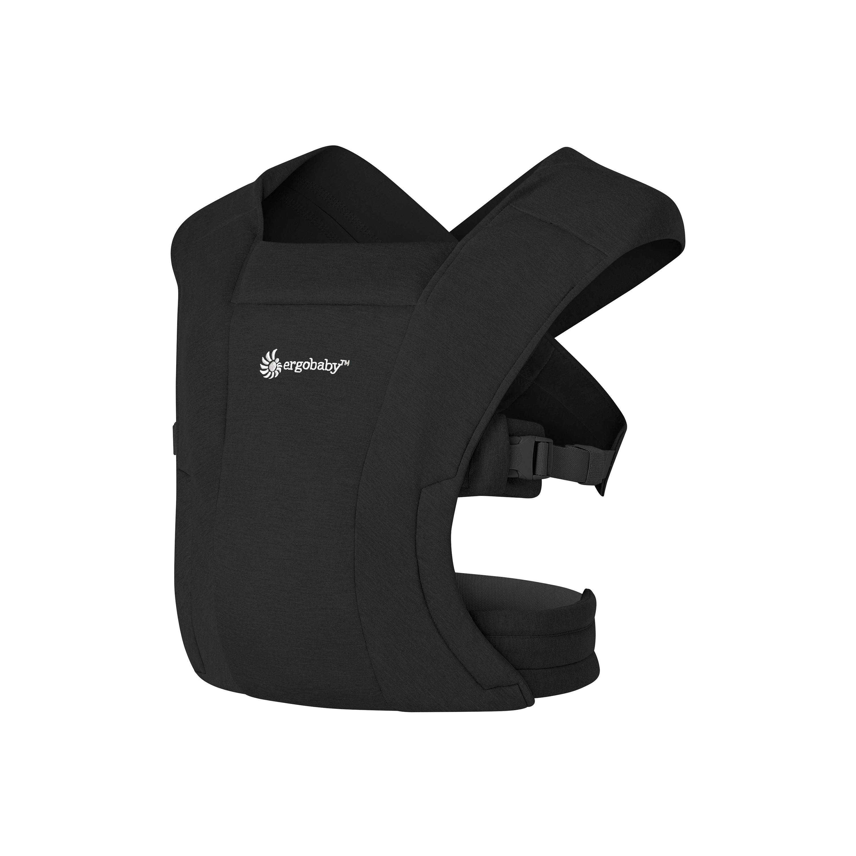 Pure Black Embrace Newborn Carrier