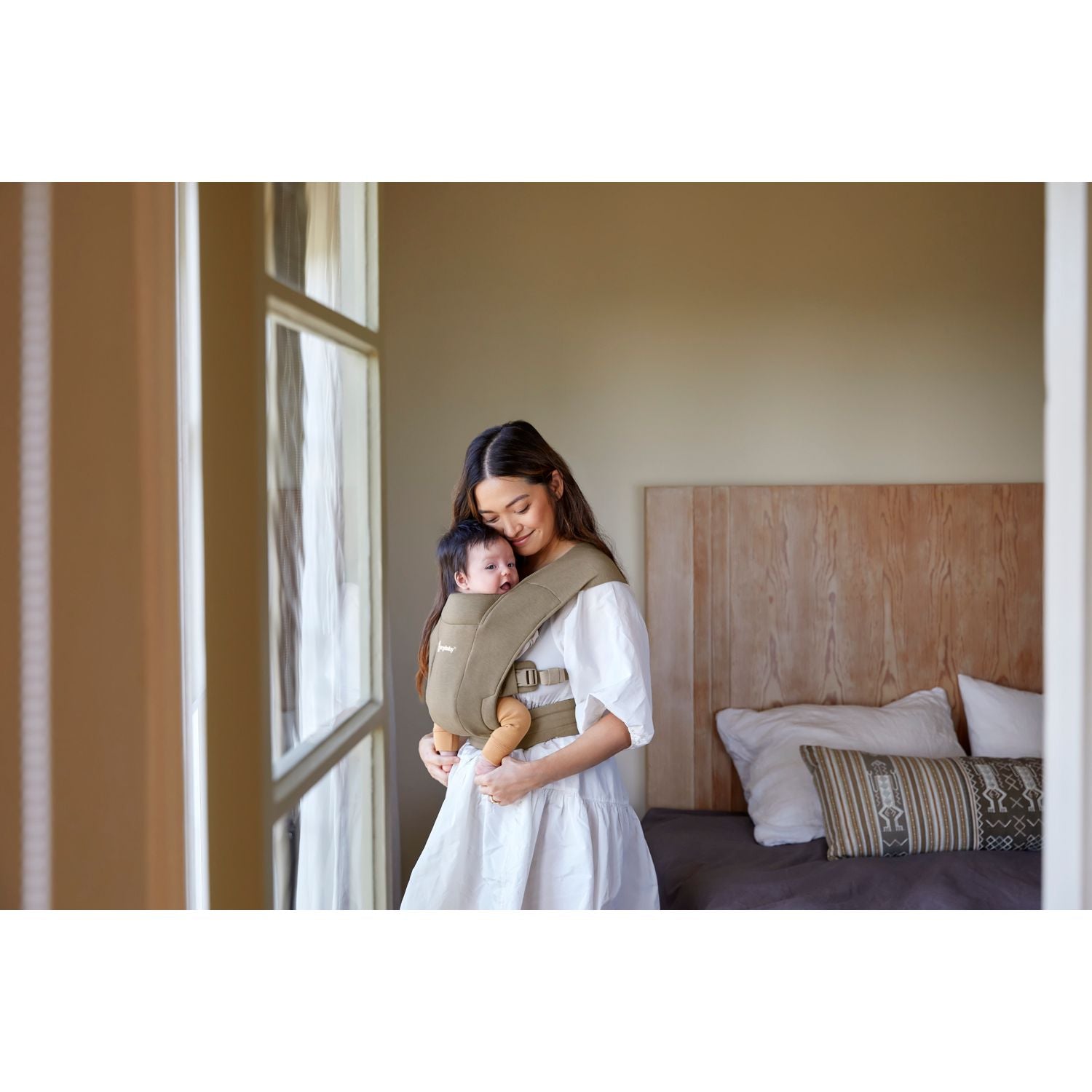 Soft Olive Ergobaby Embrace Newborn Carrier