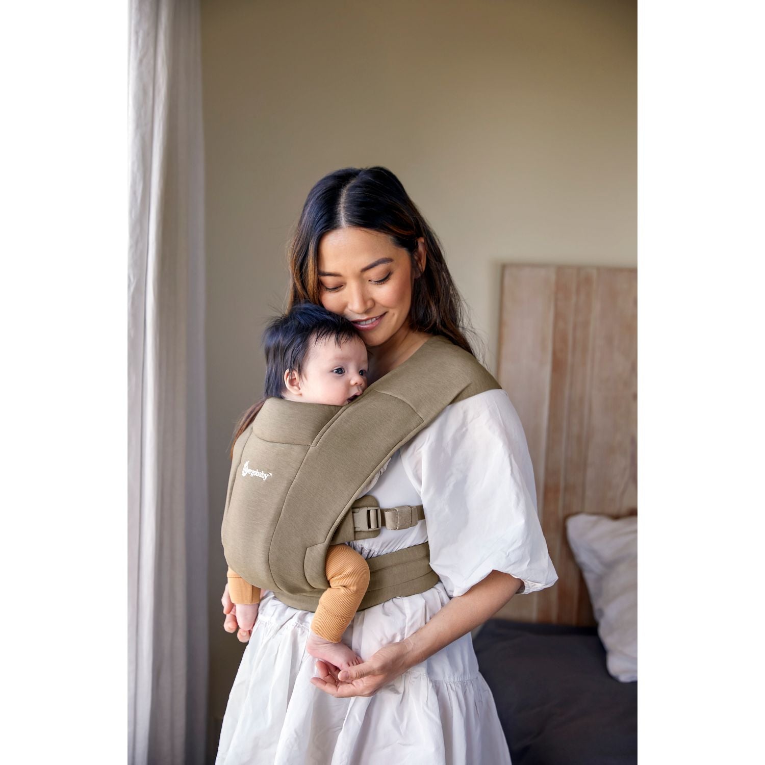Soft Olive Ergobaby Embrace Newborn Carrier