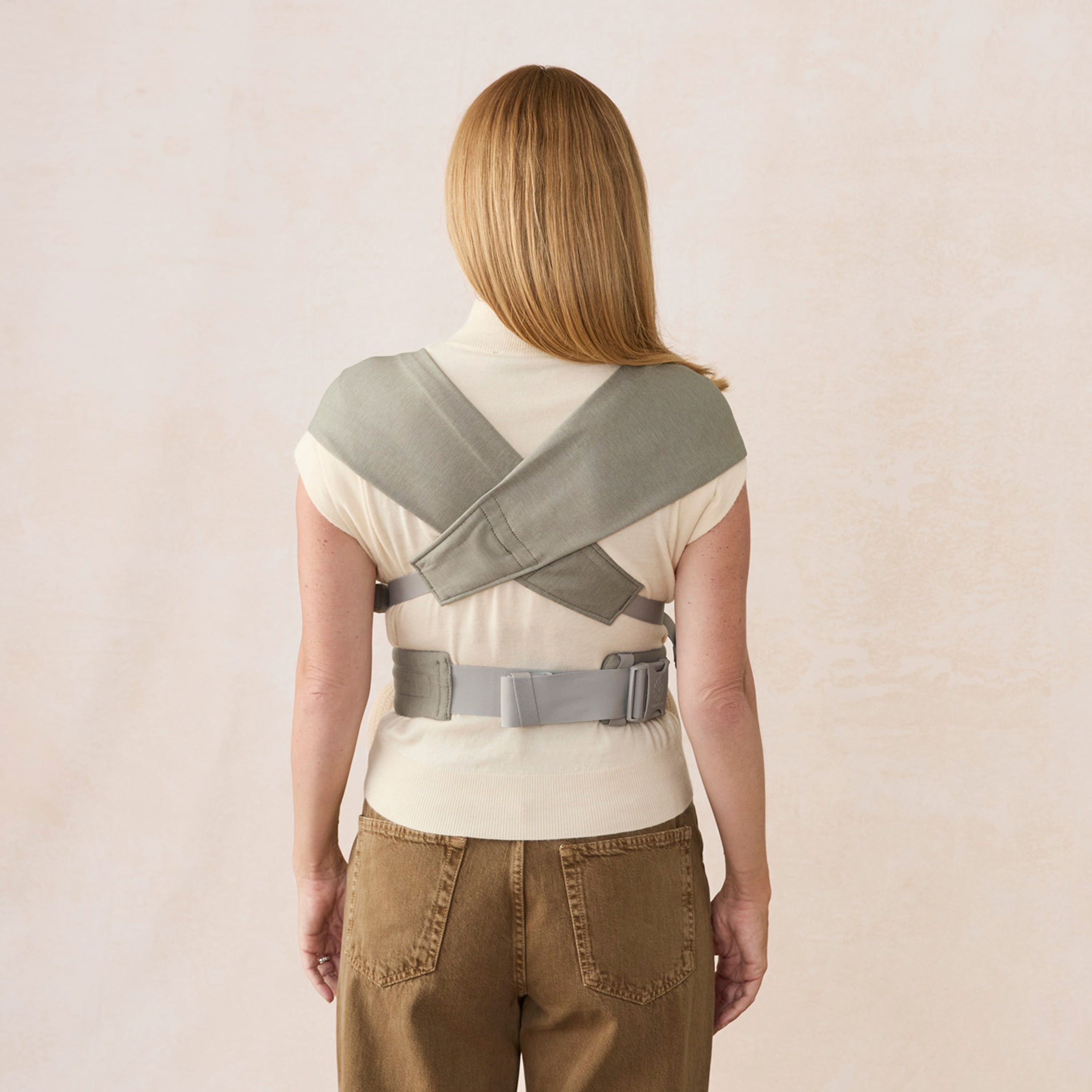 Soft Olive Embrace Newborn Carrier
