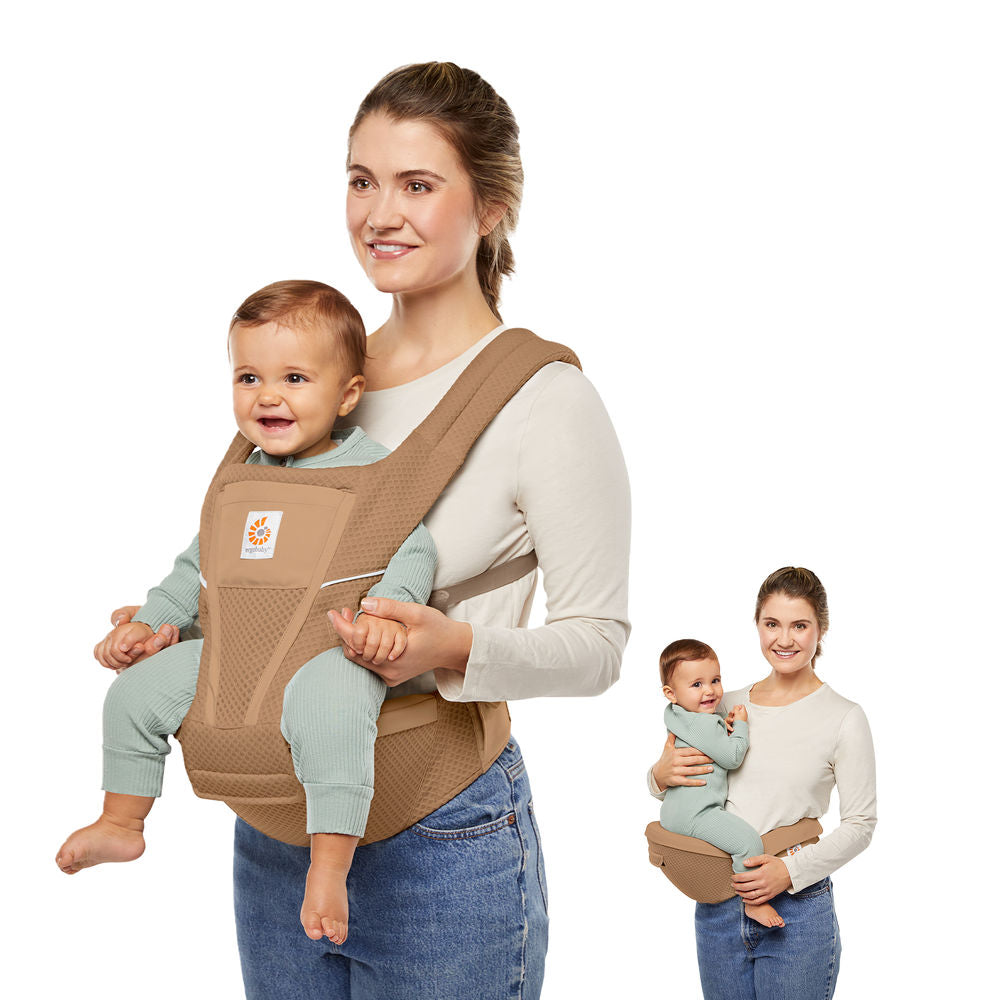 Camel Brown Alta Hip Seat Baby Carrier