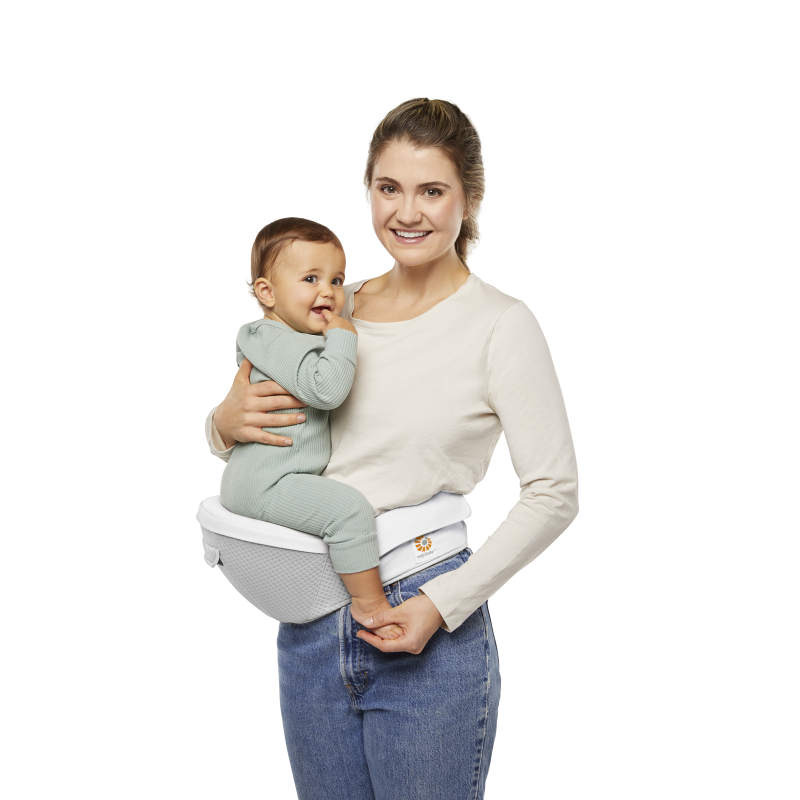 Pearl Grey Alta Hip Seat Baby Carrier