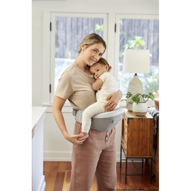Pearl Grey Alta Hip Seat Baby Carrier