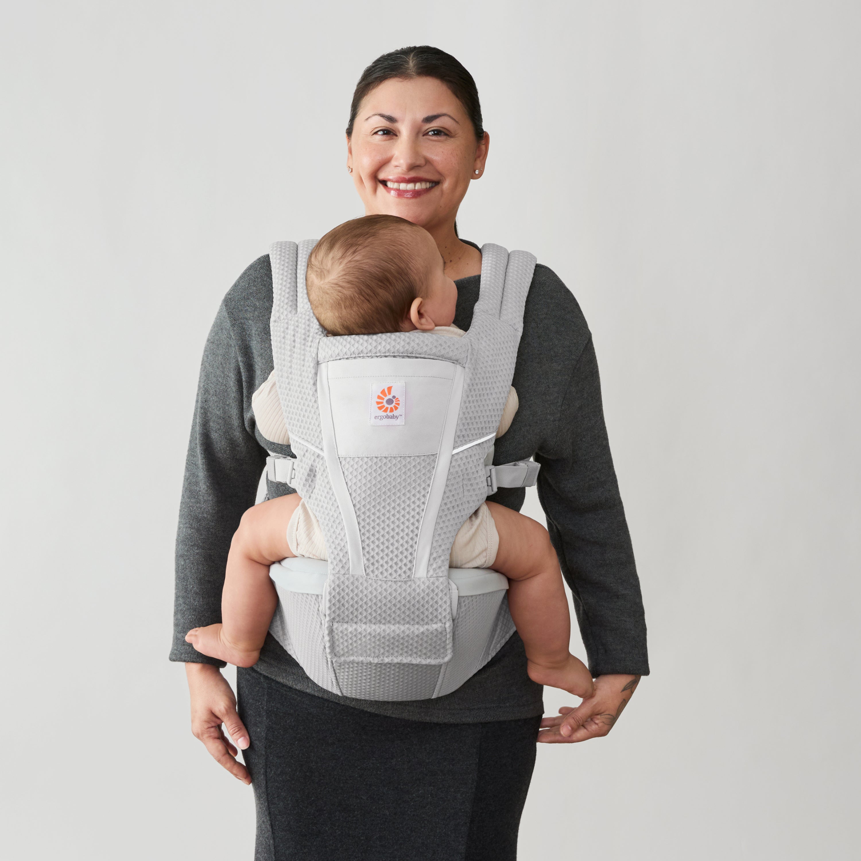 Pearl Grey Alta Hip Seat Baby Carrier