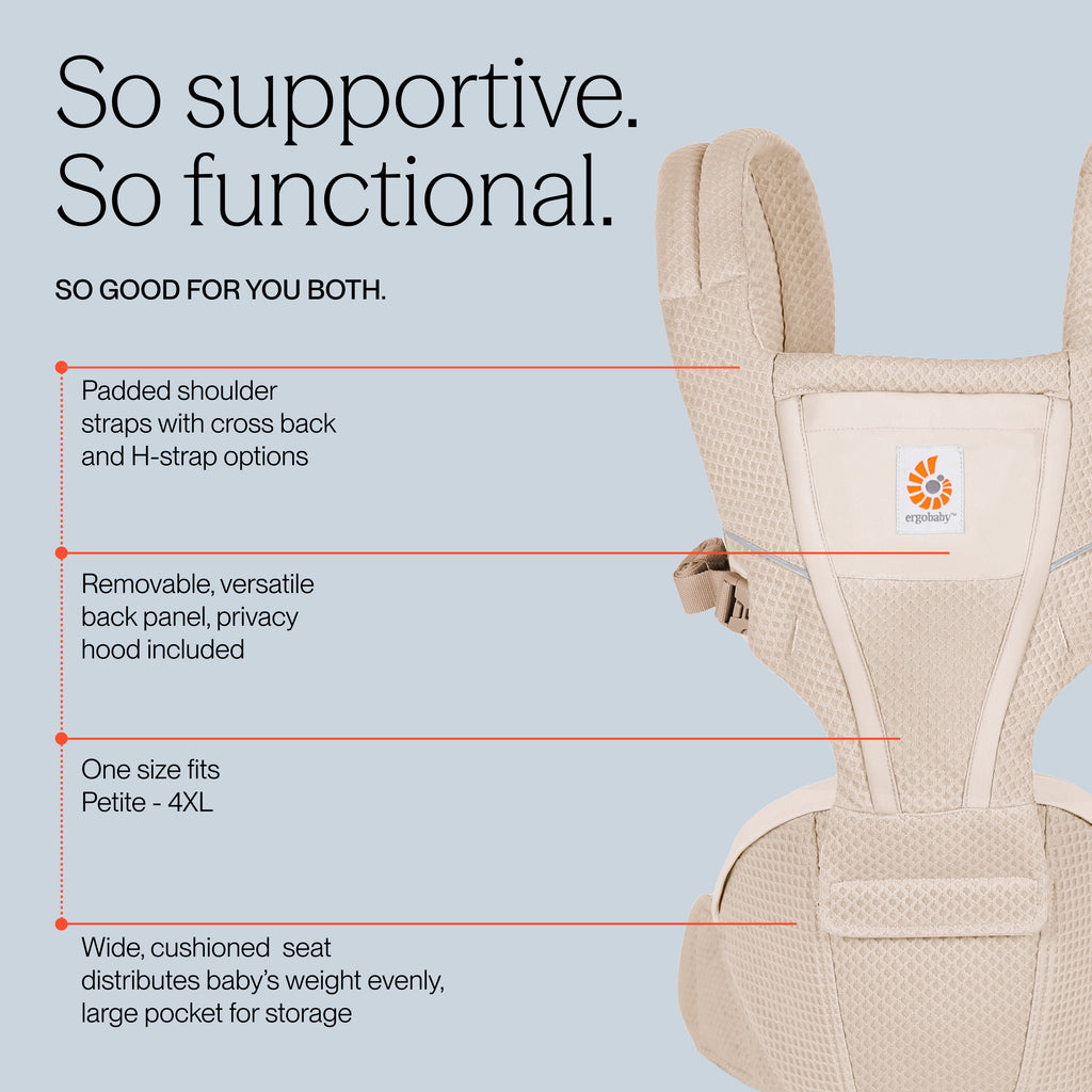 Alta Hip Seat Baby Carrier - Natural Beige