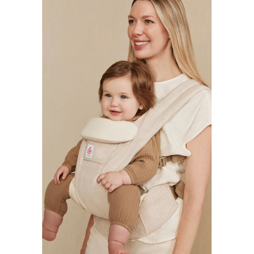 Natural Linen Ergobaby Omni Deluxe All in One Linen Baby Carrier
