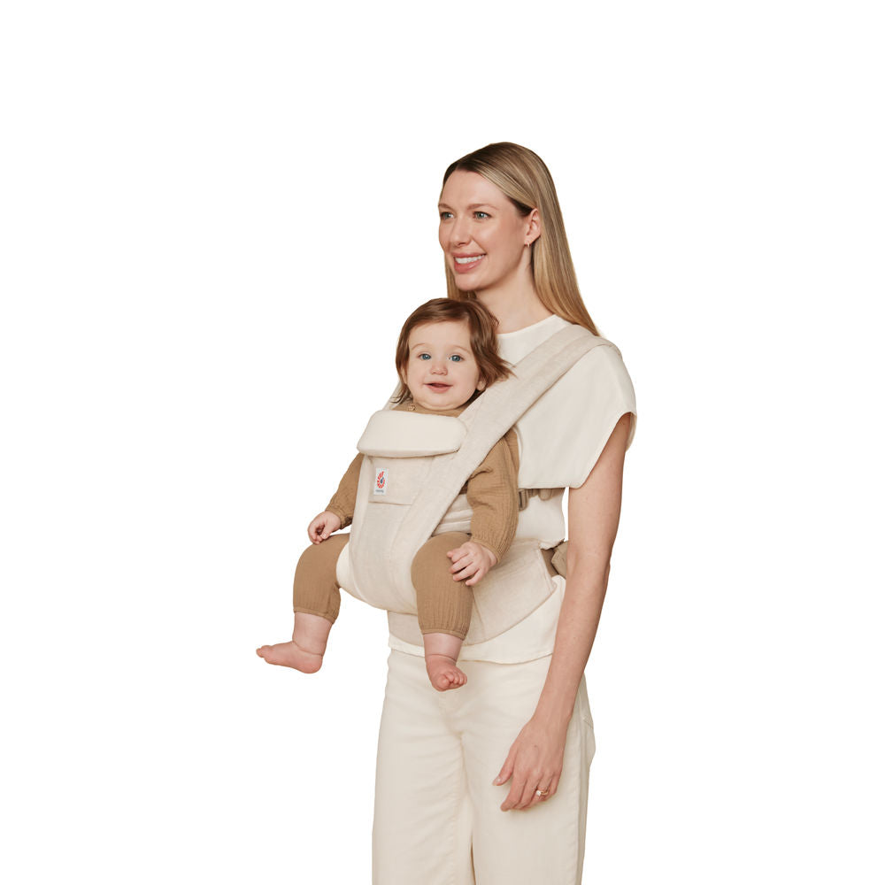 Natural Linen Ergobaby Omni Deluxe All in One Linen Baby Carrier