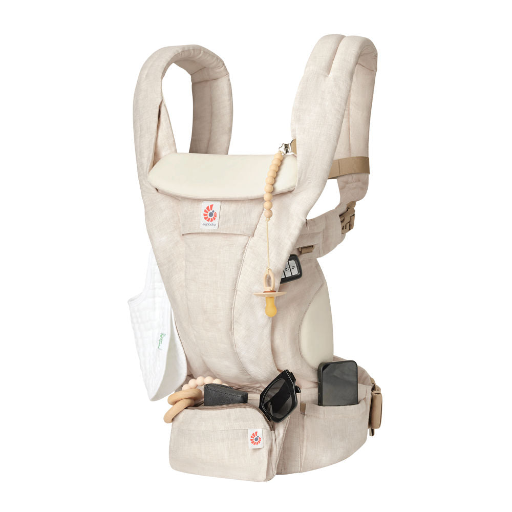Natural Linen Ergobaby Omni Deluxe All in One Linen Baby Carrier