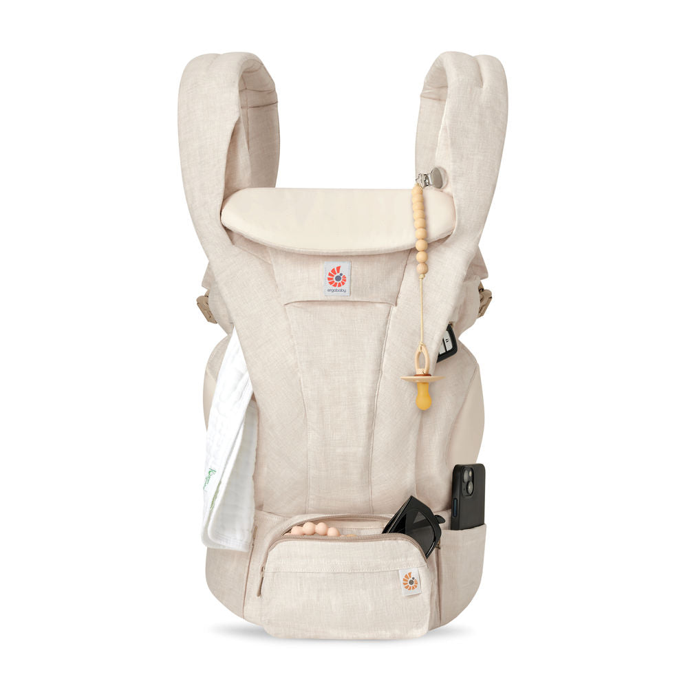 Natural Linen Ergobaby Omni Deluxe All in One Linen Baby Carrier