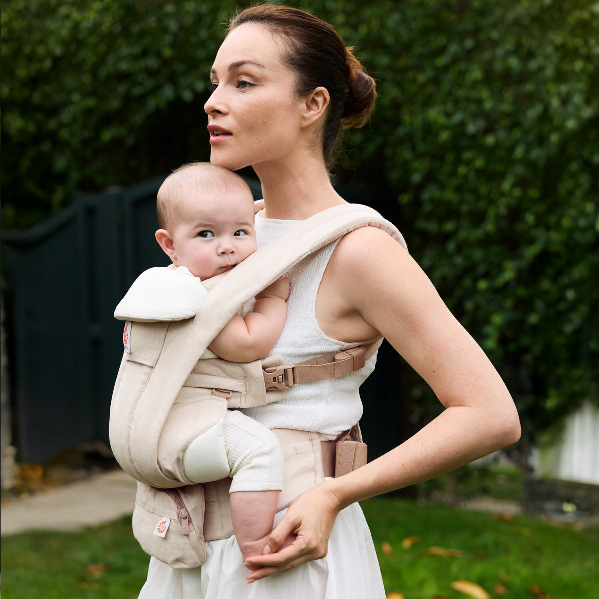 Omni Deluxe Linen Baby Carrier - Natural Linen