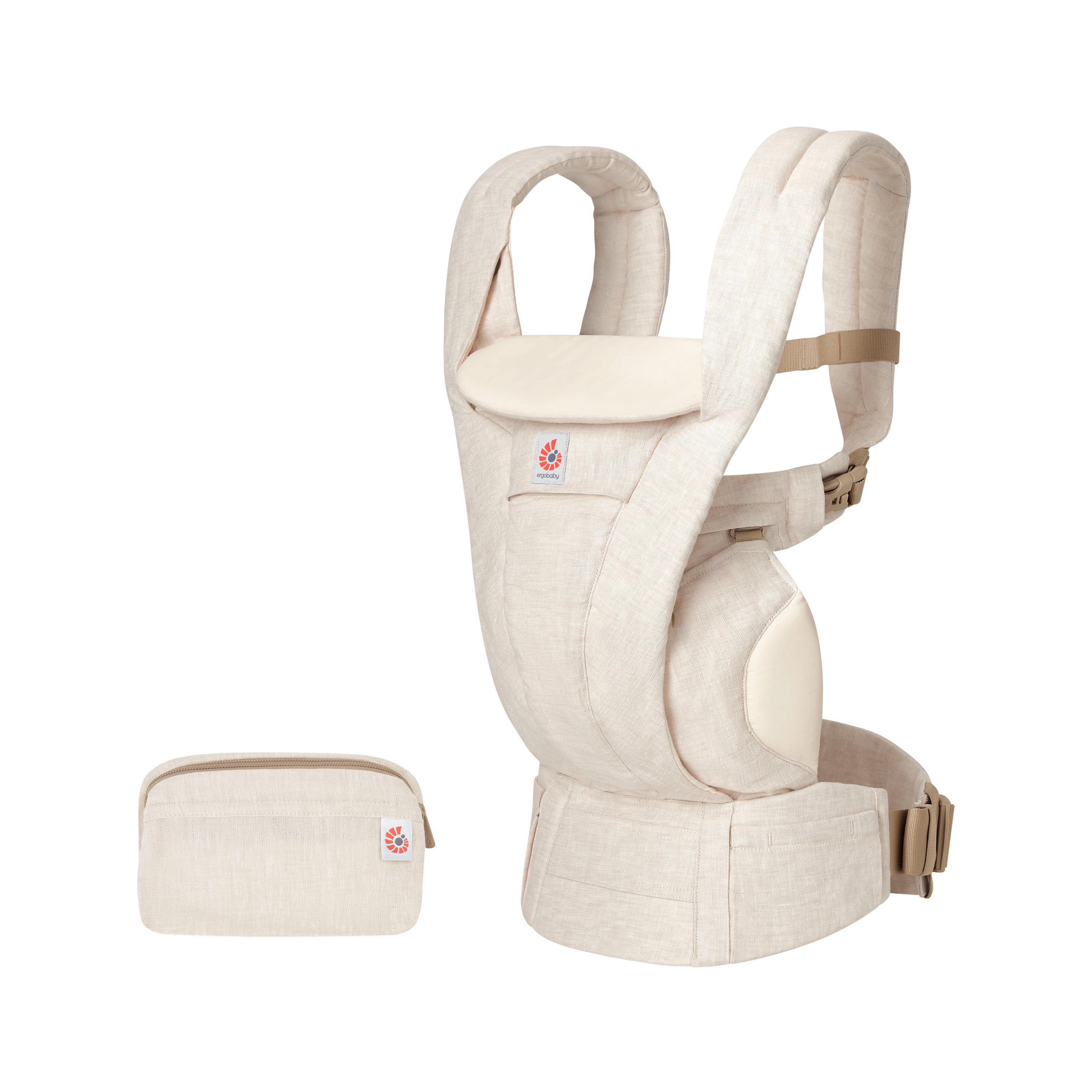 Natural Linen Ergobaby Omni Deluxe All in One Linen Baby Carrier