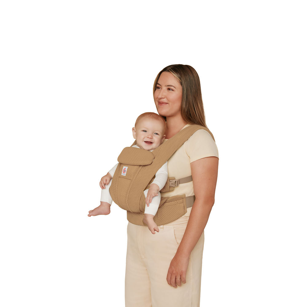 Omni Deluxe Mesh Baby Carrier - Camel