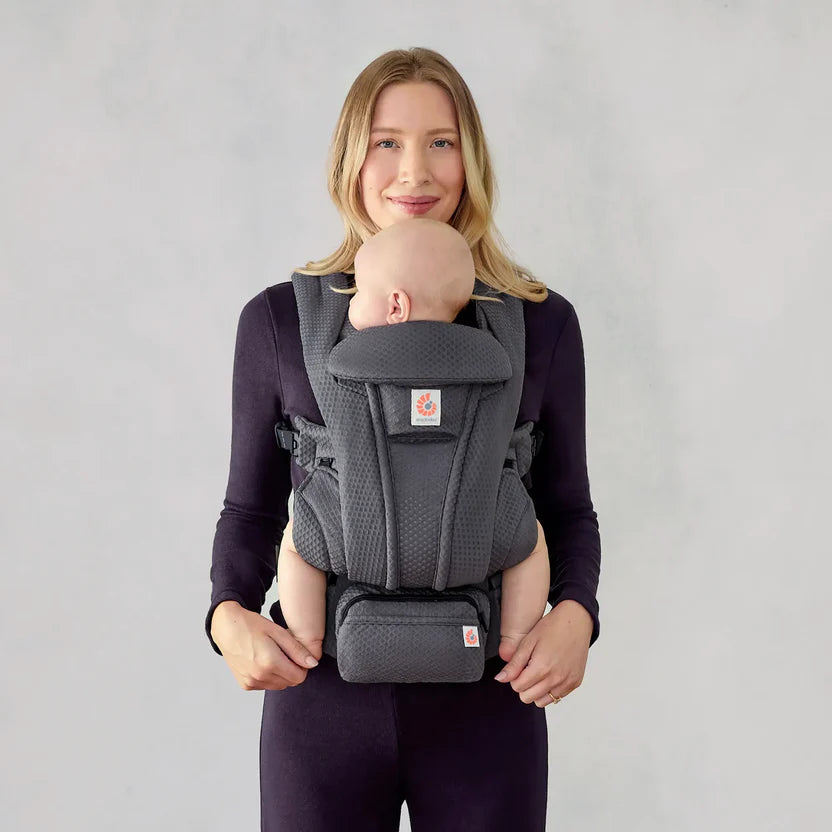 Graphite Grey Ergobaby Omni Deluxe All in One Mesh Baby Carrier