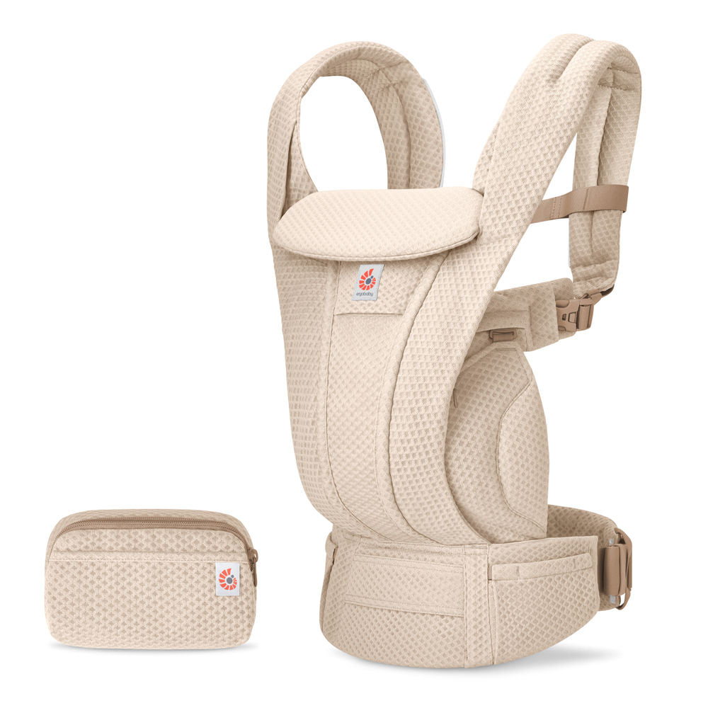 Natural Beige Ergobaby Omni Deluxe All in One Mesh Baby Carrier