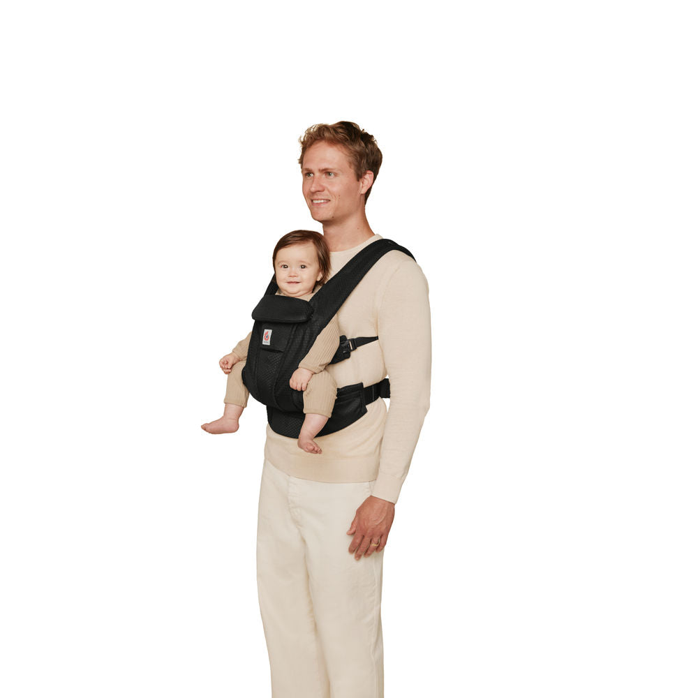 Onyx Black Ergobaby Omni Deluxe All in One Mesh Baby Carrier