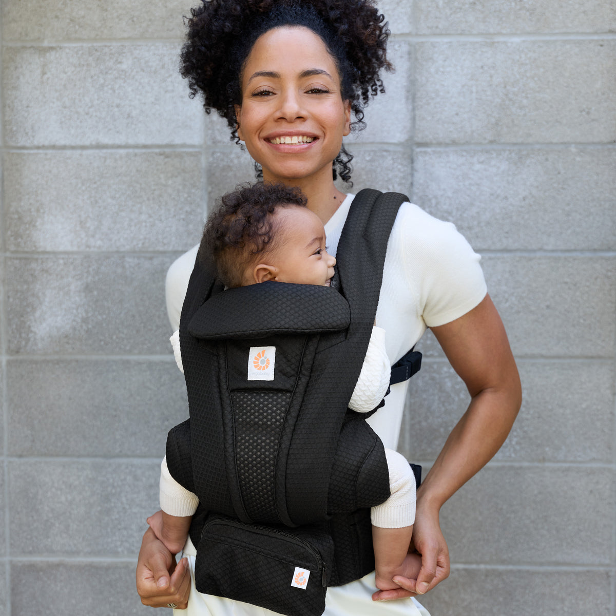 Omni Deluxe Mesh Baby Carrier - Onyx Black