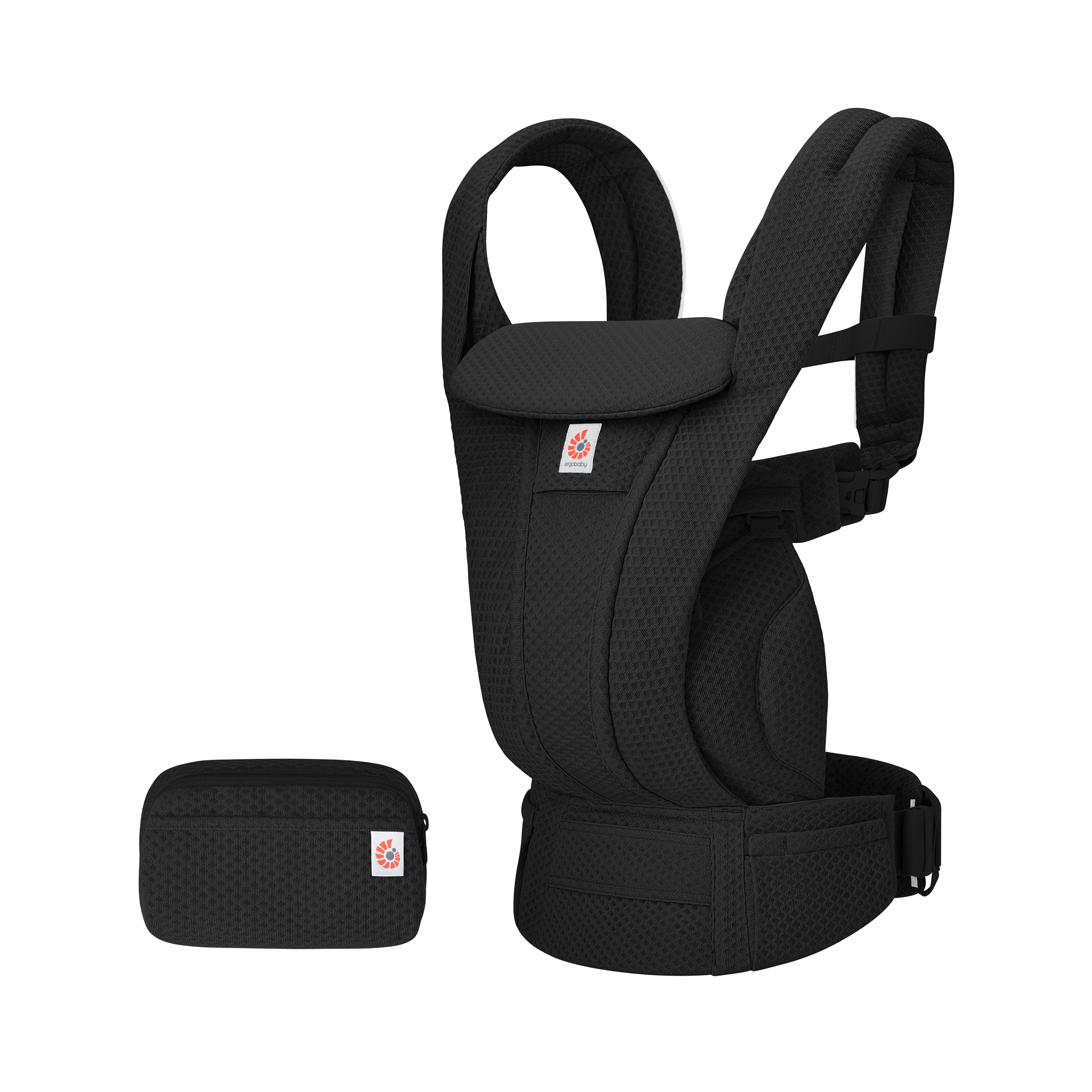 Onyx Black Ergobaby Omni Deluxe All in One Mesh Baby Carrier