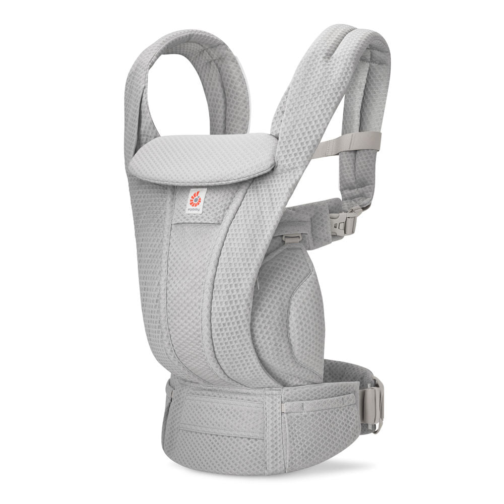 Pearl Grey Ergobaby Omni Deluxe All in One Mesh Baby Carrier