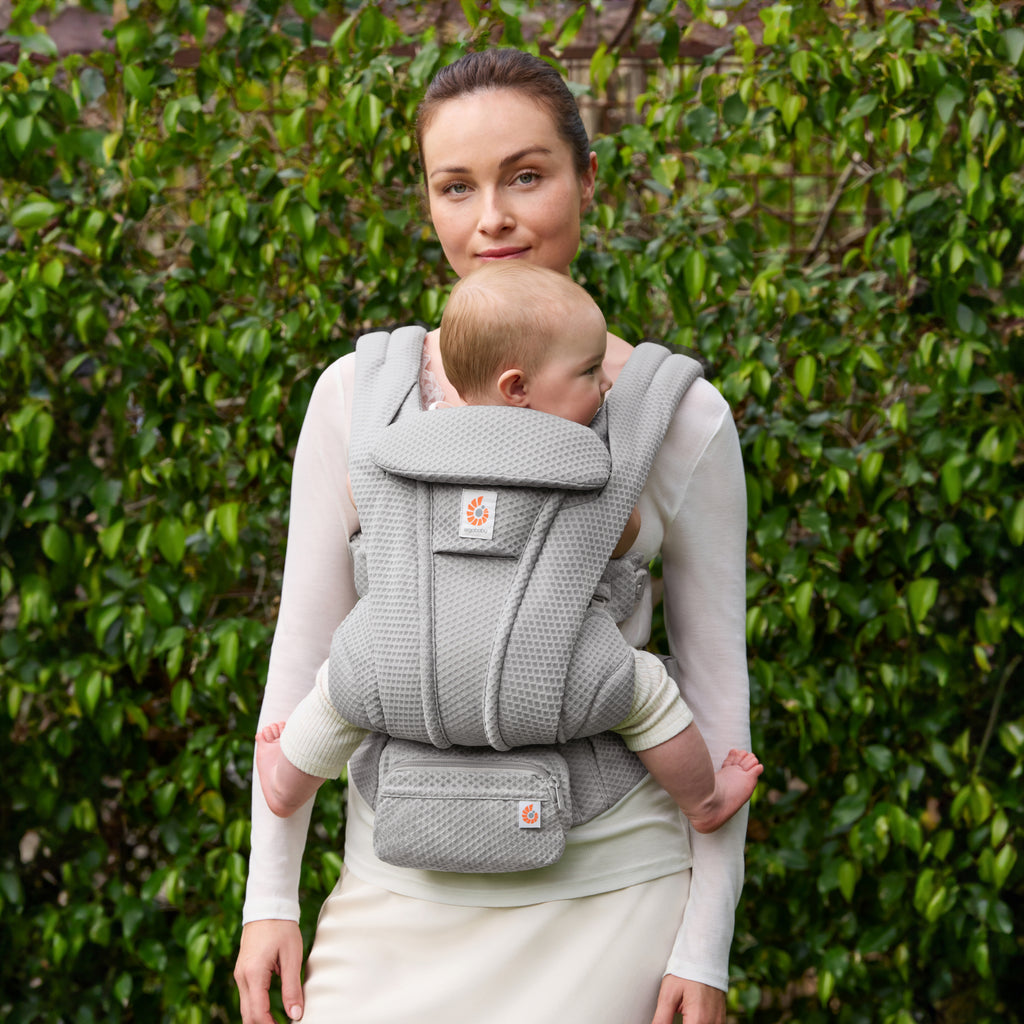 Omni Deluxe Mesh Baby Carrier - Pearl Grey