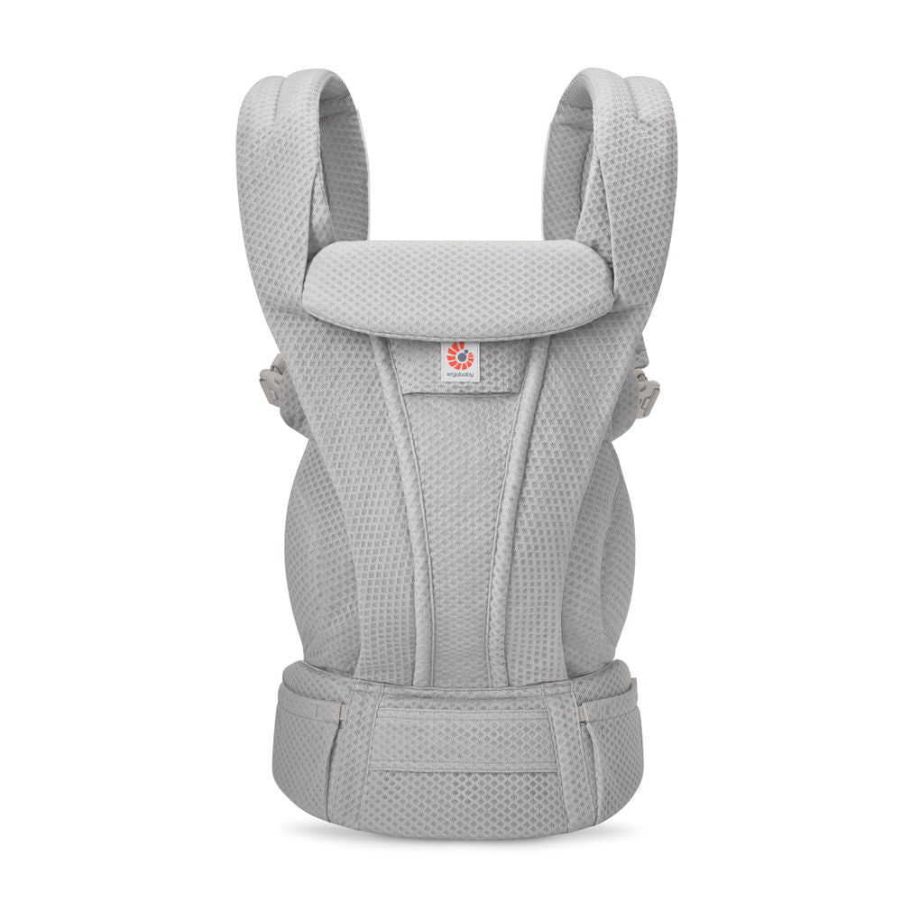 Pearl Grey Ergobaby Omni Deluxe All in One Mesh Baby Carrier