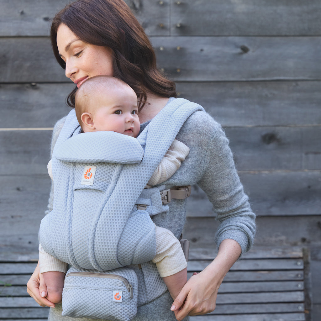 Omni Deluxe Mesh Baby Carrier - Serene Blue