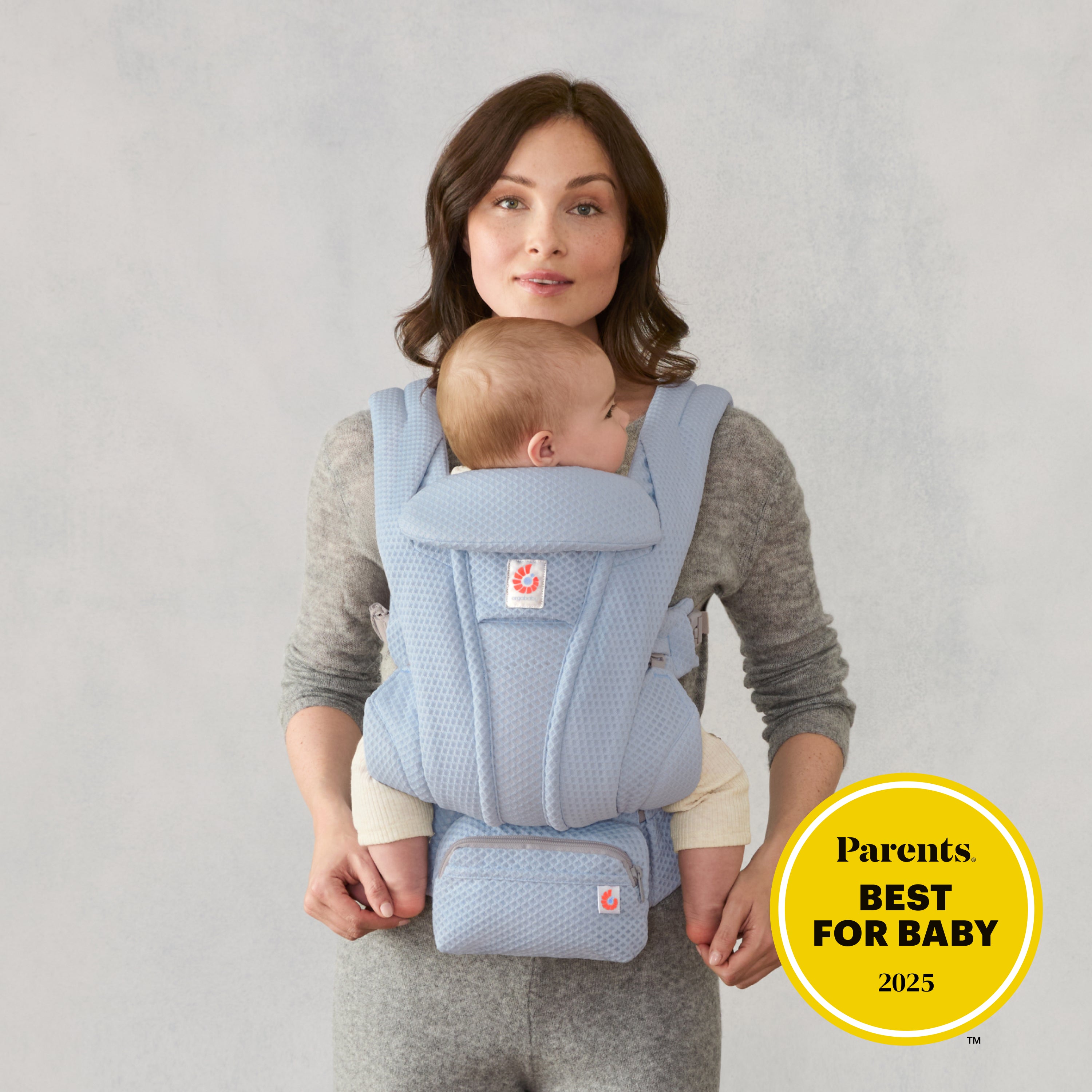 Omni Deluxe Mesh Baby Carrier - Serene Blue