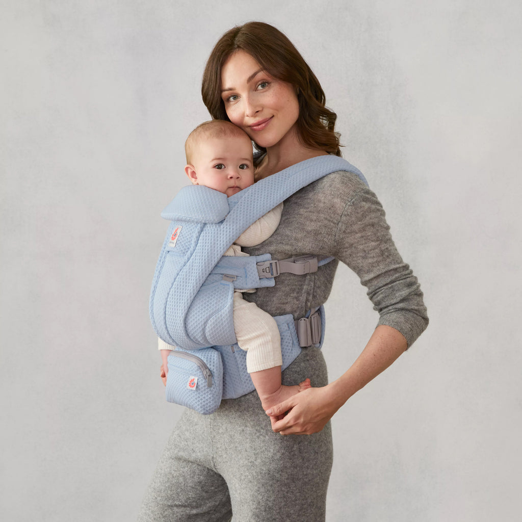 Omni Deluxe Mesh Baby Carrier - Serene Blue
