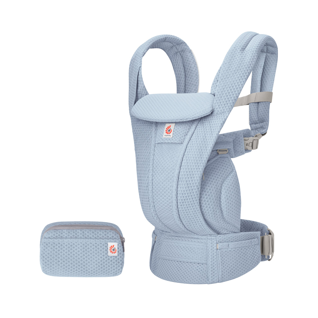 Omni Deluxe Mesh Baby Carrier - Serene Blue