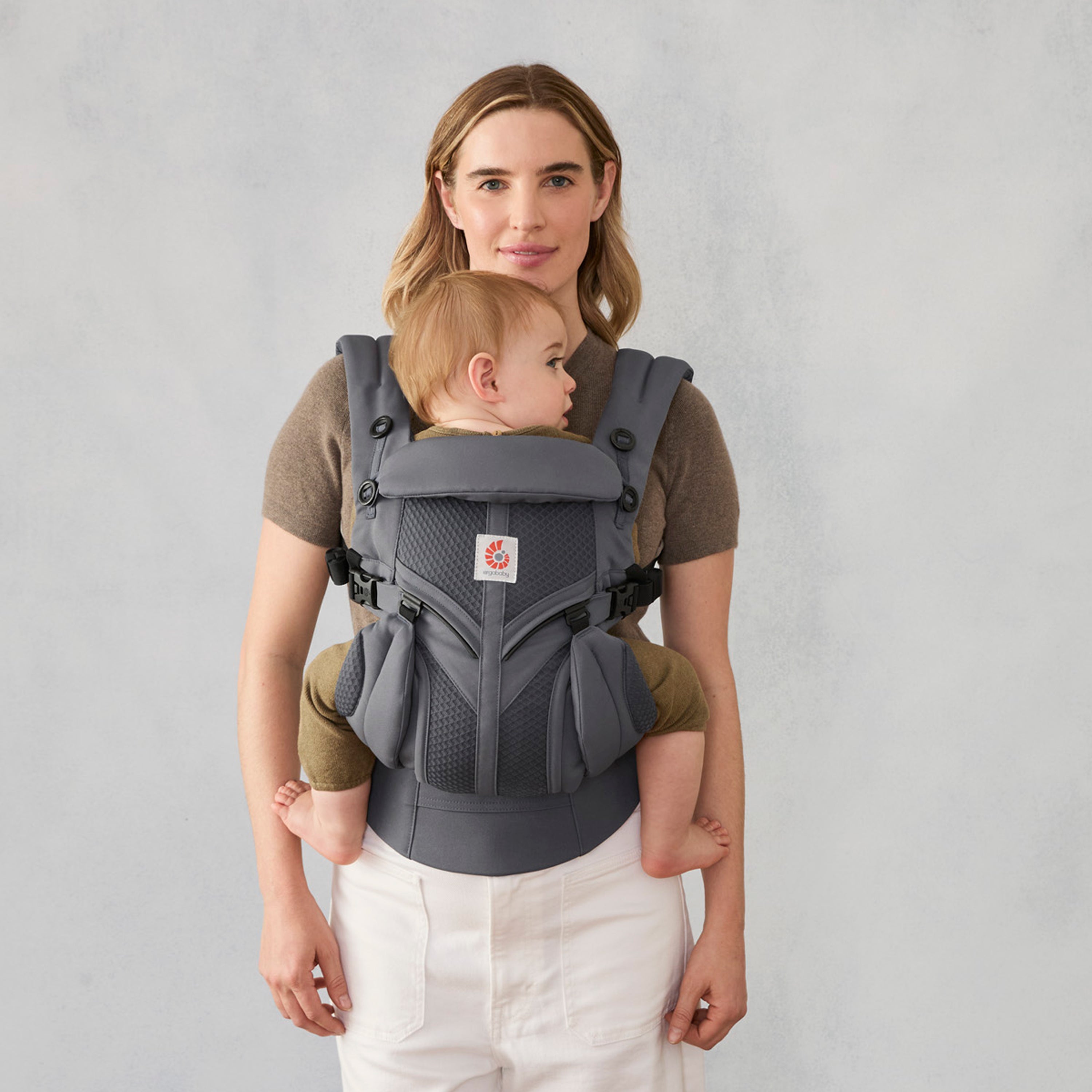 Omni Classic Mesh Baby Carrier - Charcoal Grey