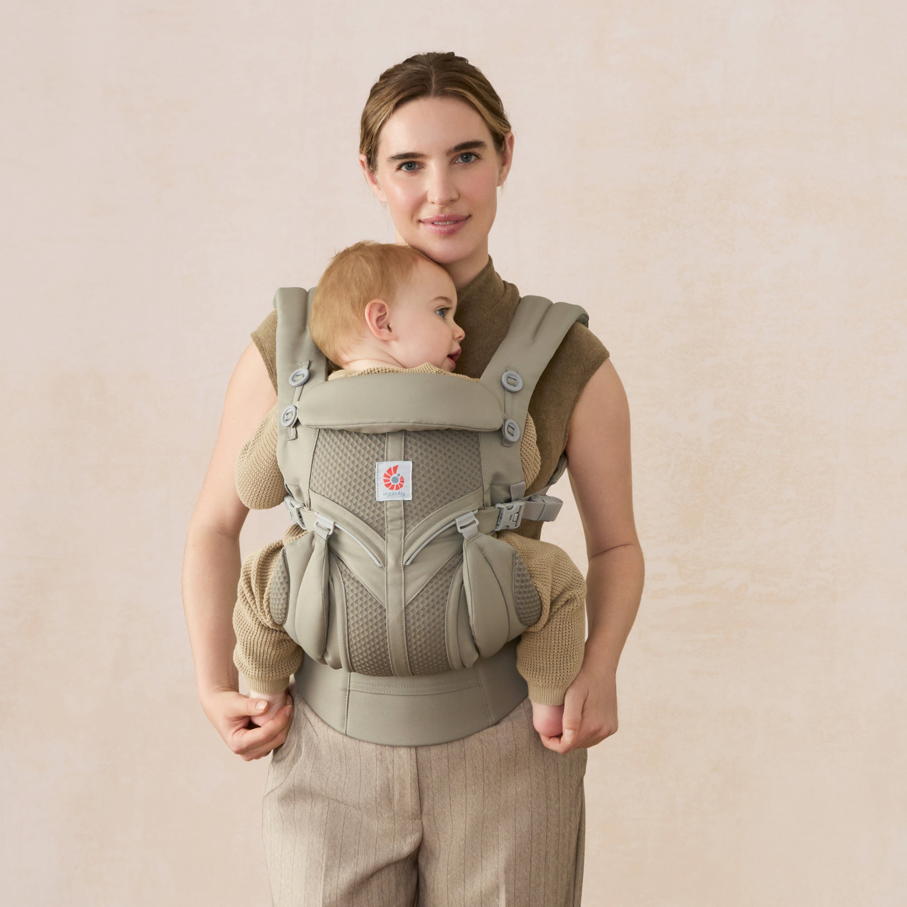 Omni Classic Mesh Baby Carrier - Soft Olive