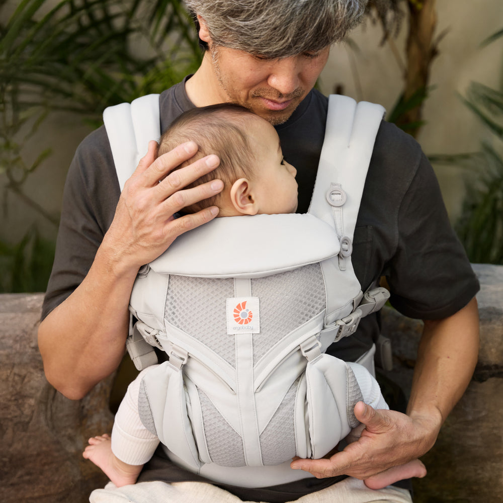 Omni Classic Mesh Baby Carrier - Pearl Grey