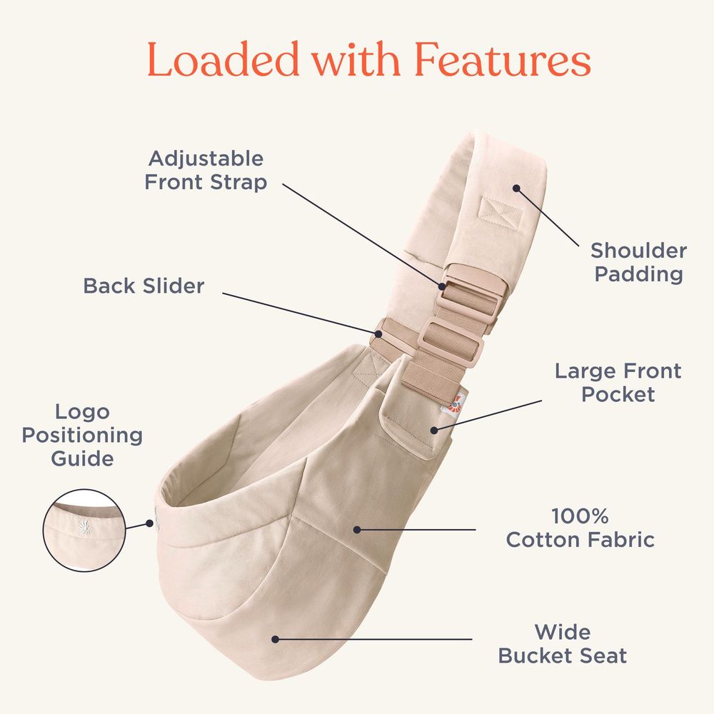 Natural Beige Upsie Sling Carrier