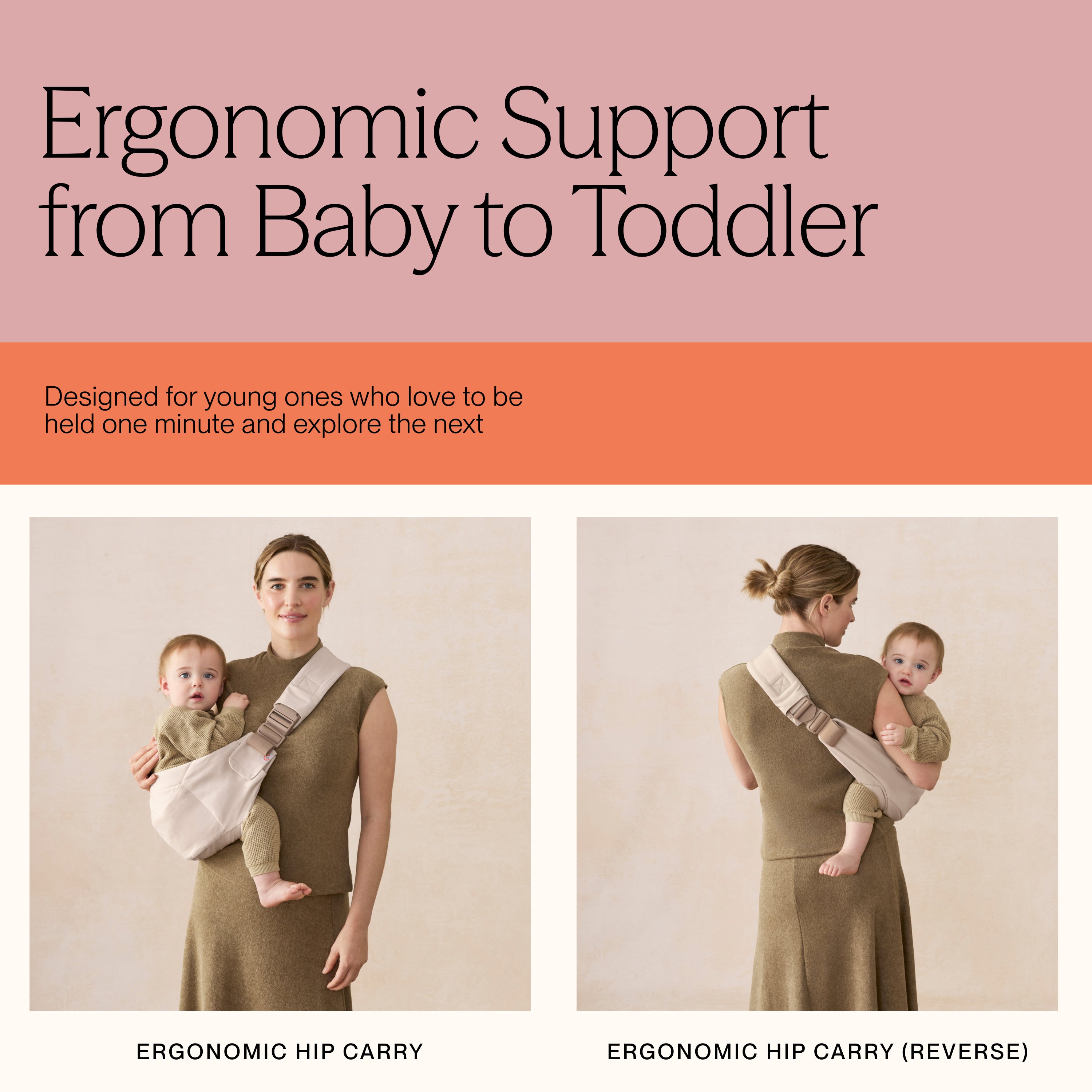Upsie Sling Carrier - Soft Olive