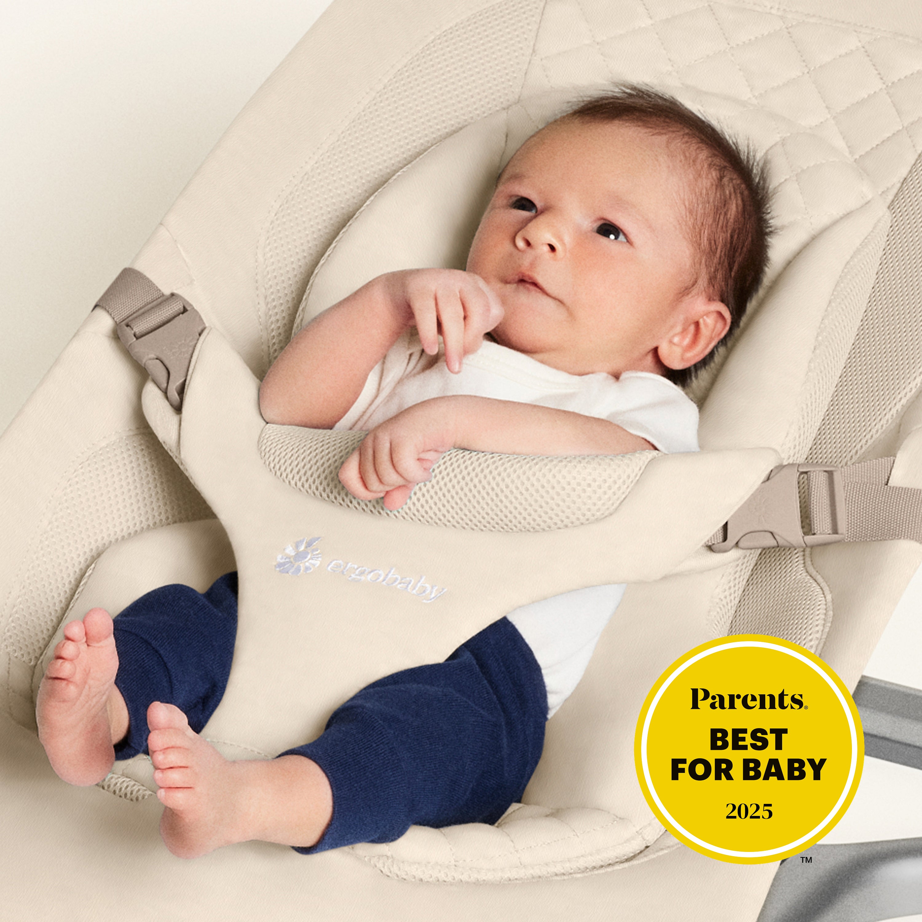 Evolve 3 in 1 Bouncer - Cream