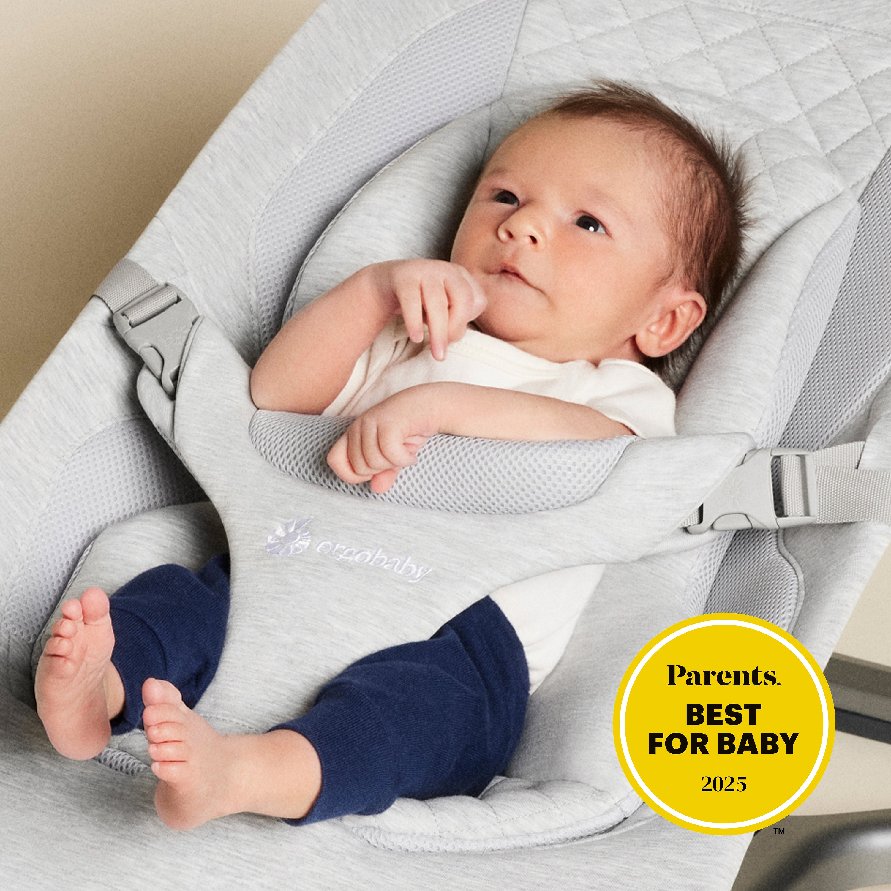 Evolve 3 in 1 Bouncer - Light Grey