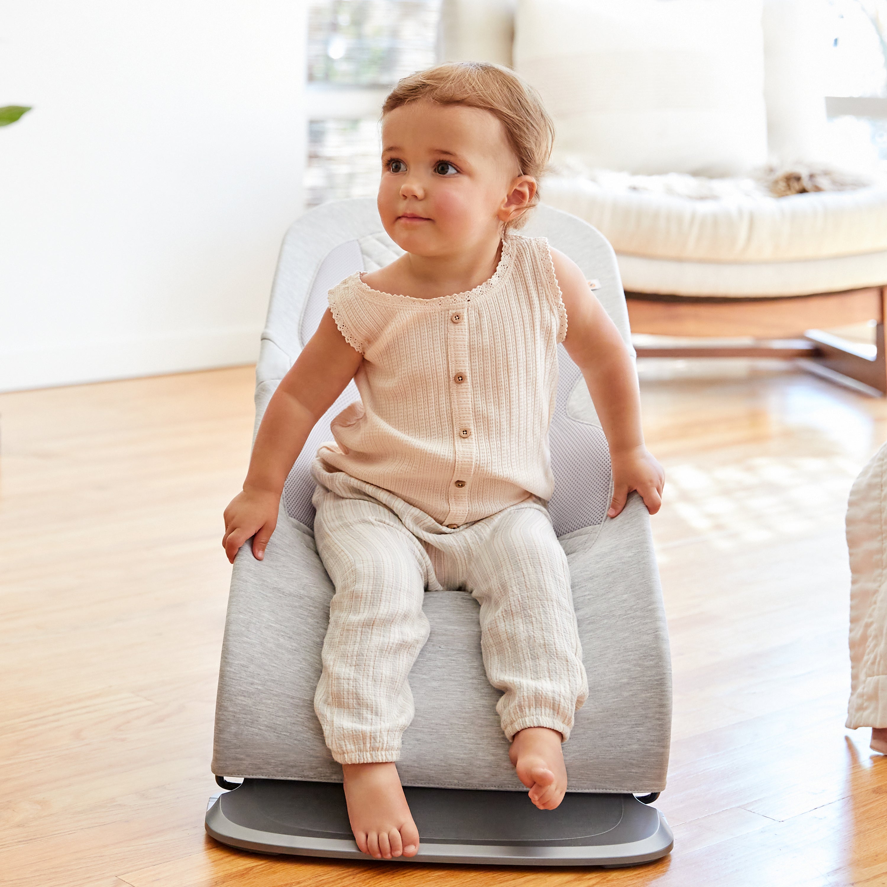 Evolve 3 in 1 Bouncer - Light Grey