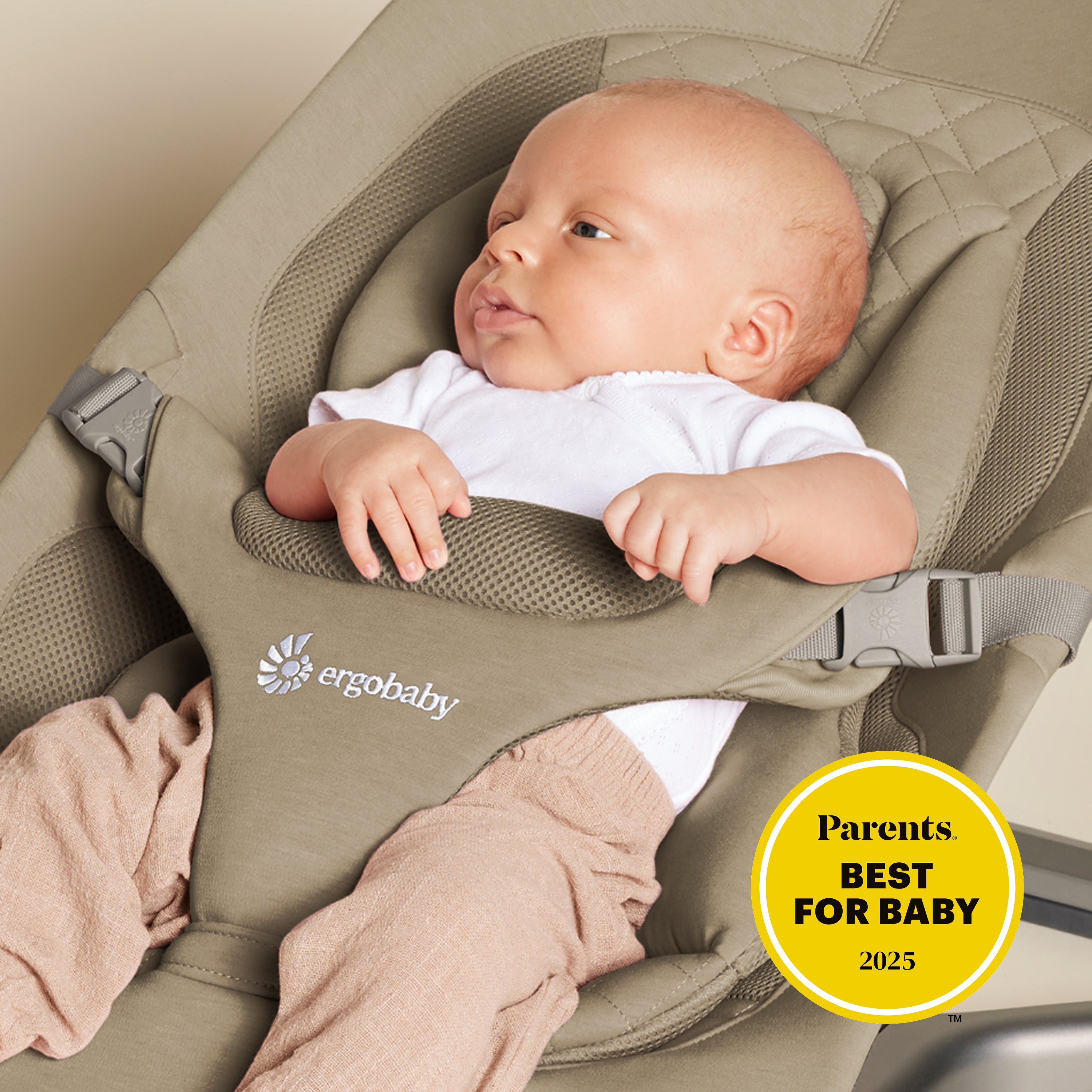 Evolve 3 in 1 Bouncer - Soft Olive